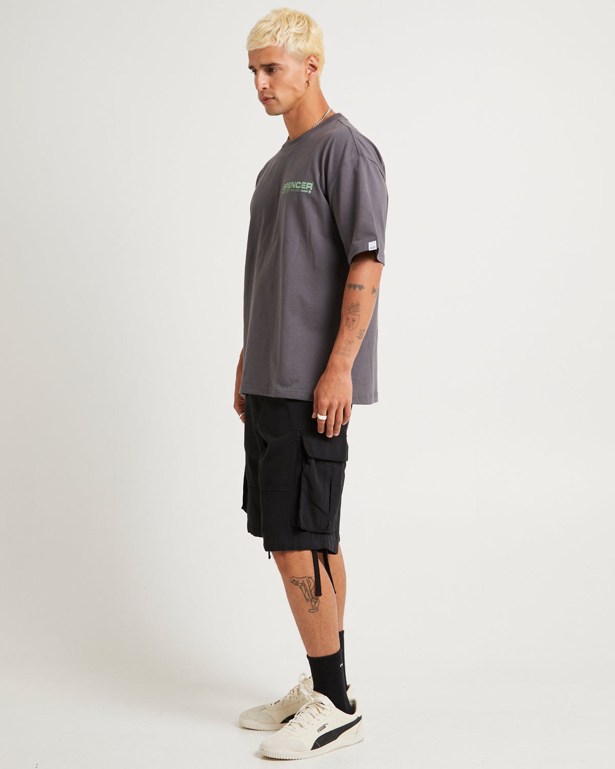 Restricted T-Shirt WASHED BLACK