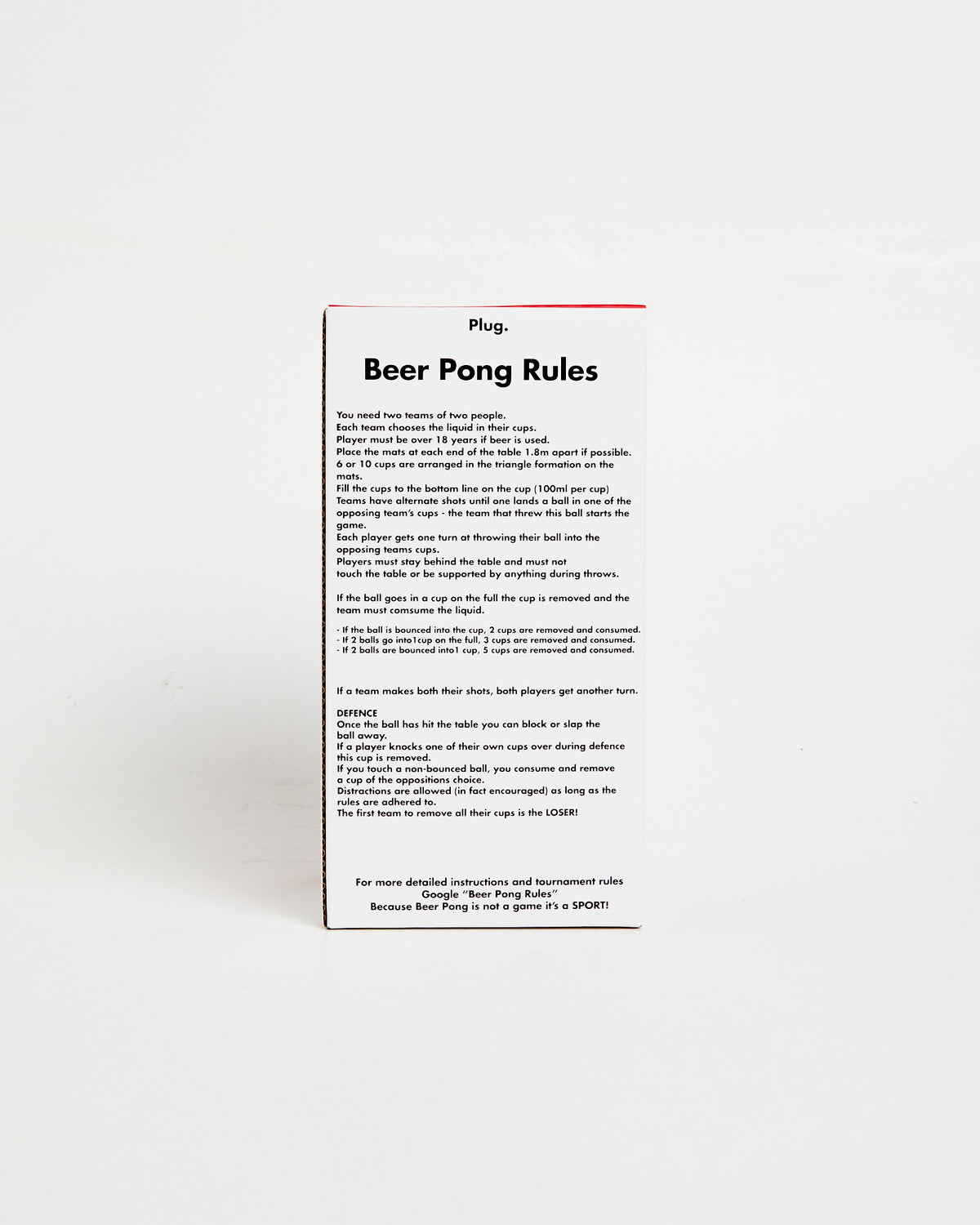 Beer Pong Simple Edition ASSORTED