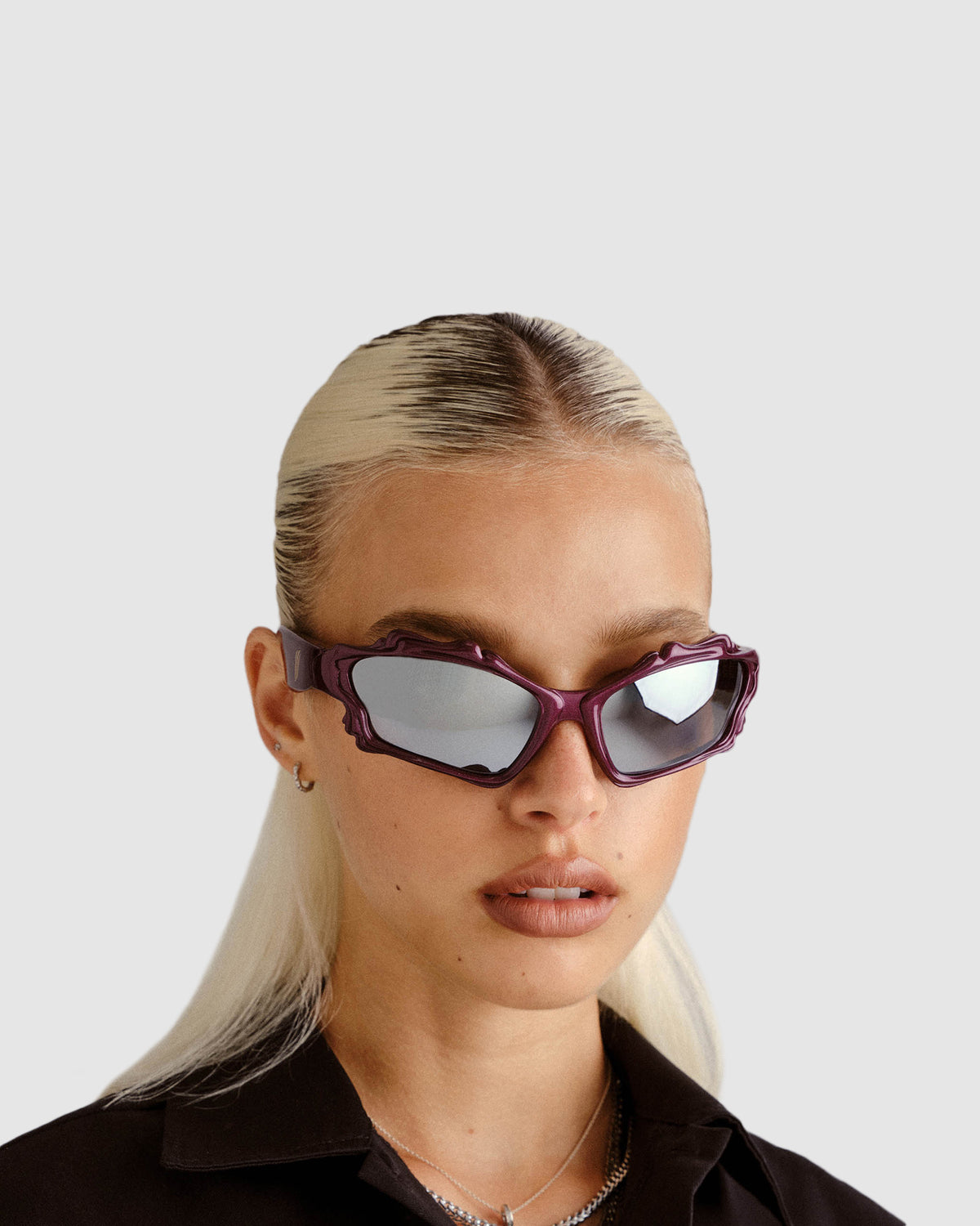 Le Siren Limited Edition Sunglasses CYBER GRAPE/SILVER MIRROR