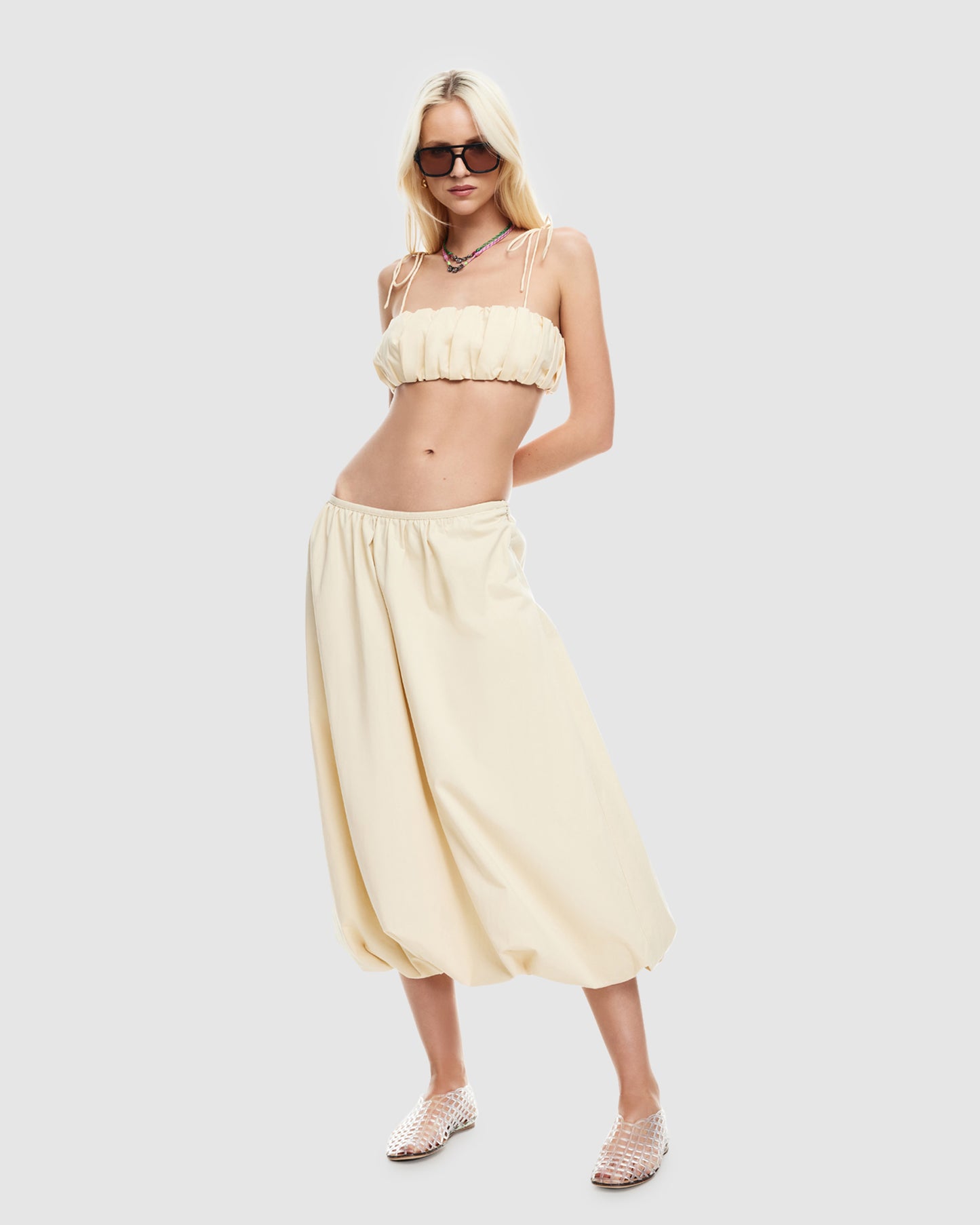 Intuition Bubble Midi Skirt