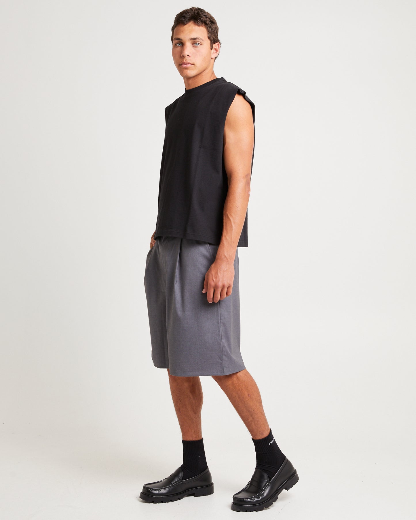 Blade Pleated Shorts