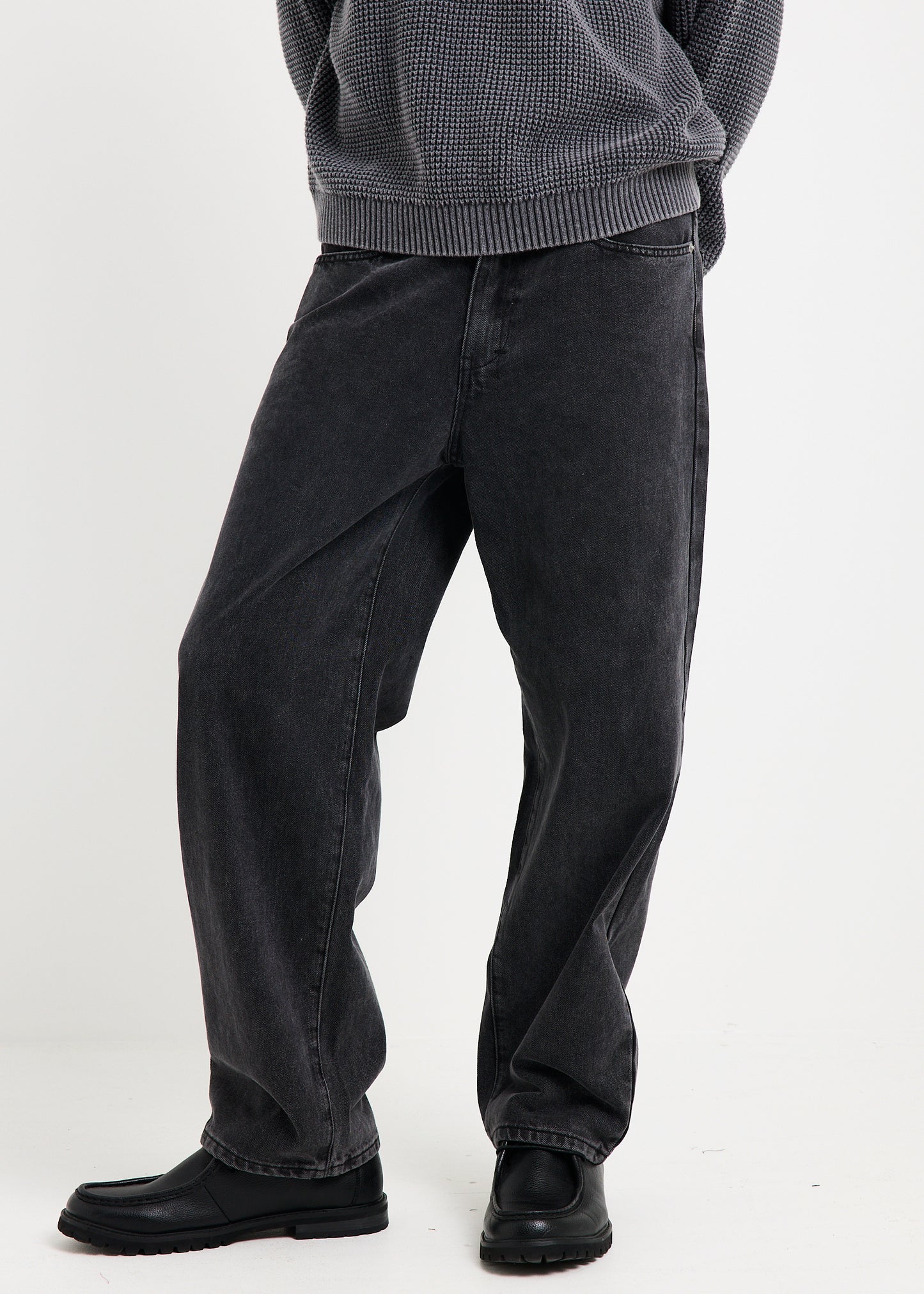 Knocker Wide Leg Denim Jeans
