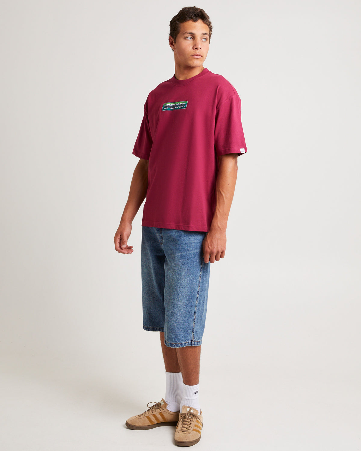 Bing T-Shirt BURGUNDY