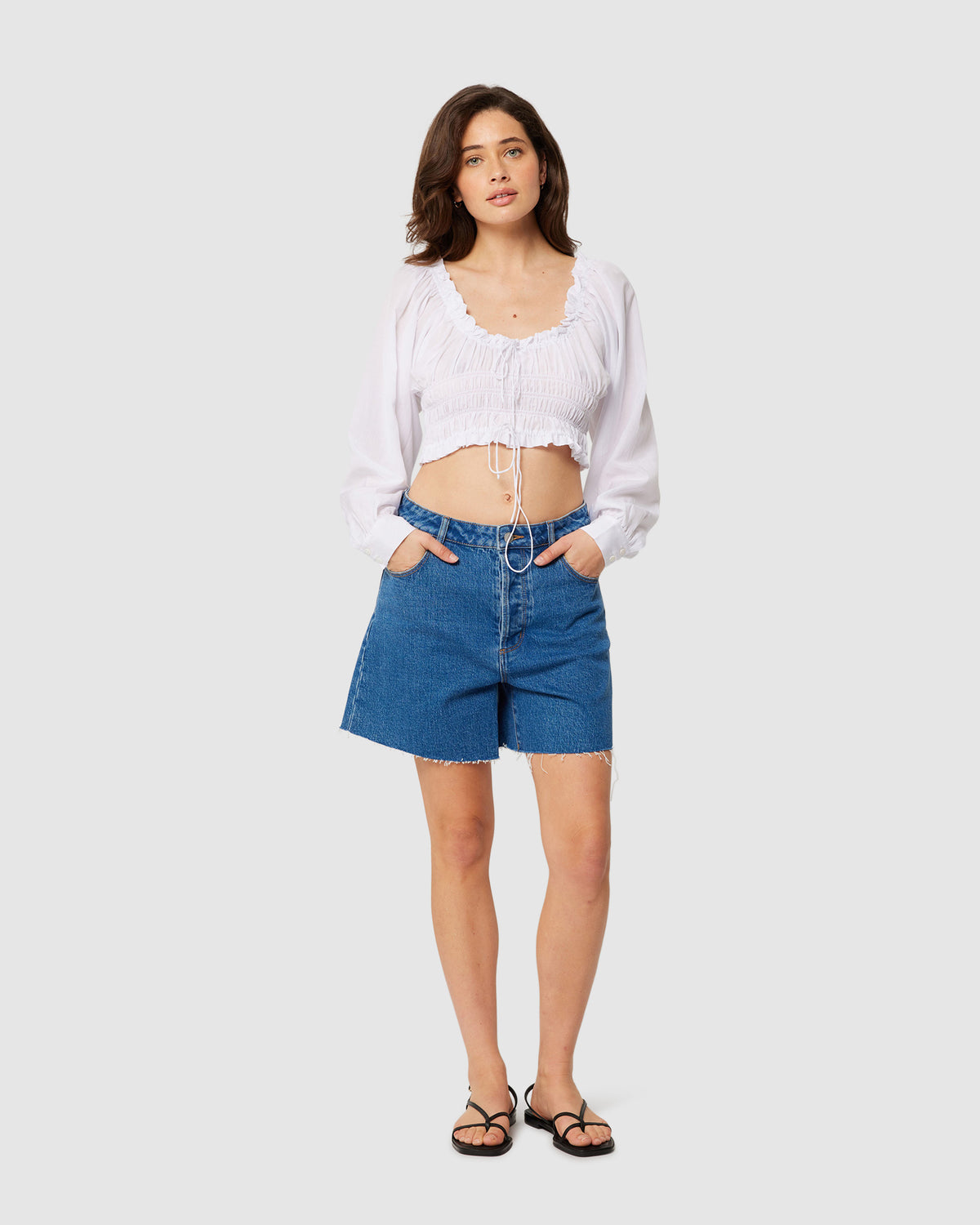 90's Relaxed Shorts MID VINTAGE BLUE
