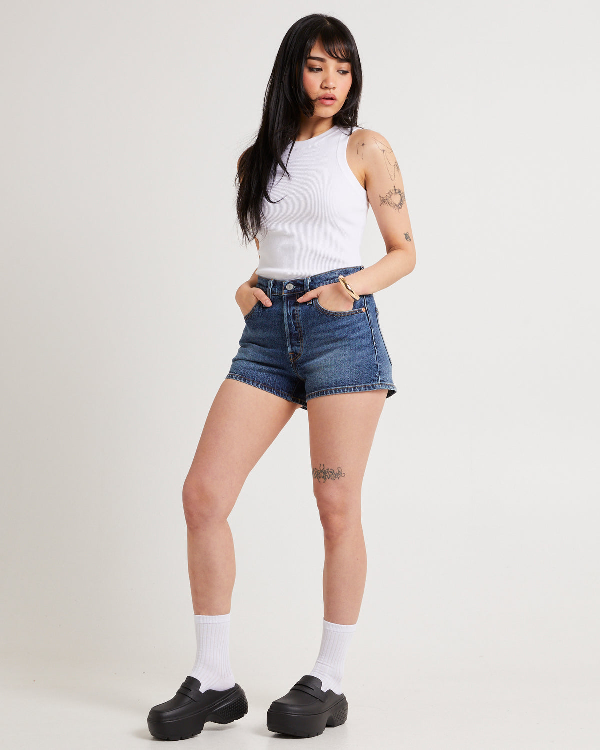 501 Original Denim Shorts BROKEN MIDNIGHT NO DX