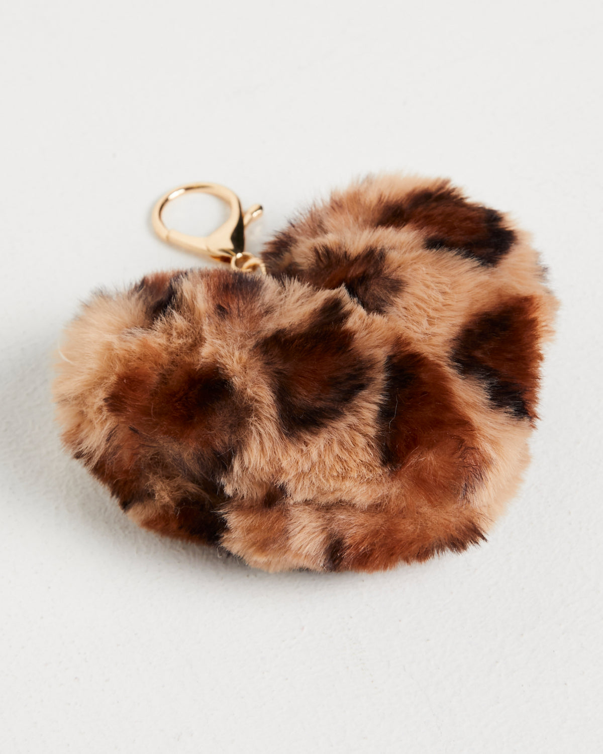 Leopard Heart Keyring ASSORTED