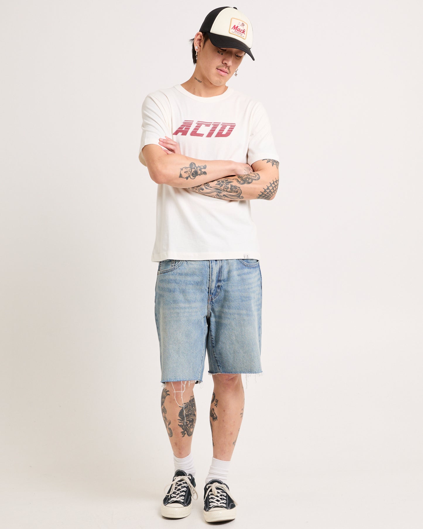 Cropped Acid T-Shirt