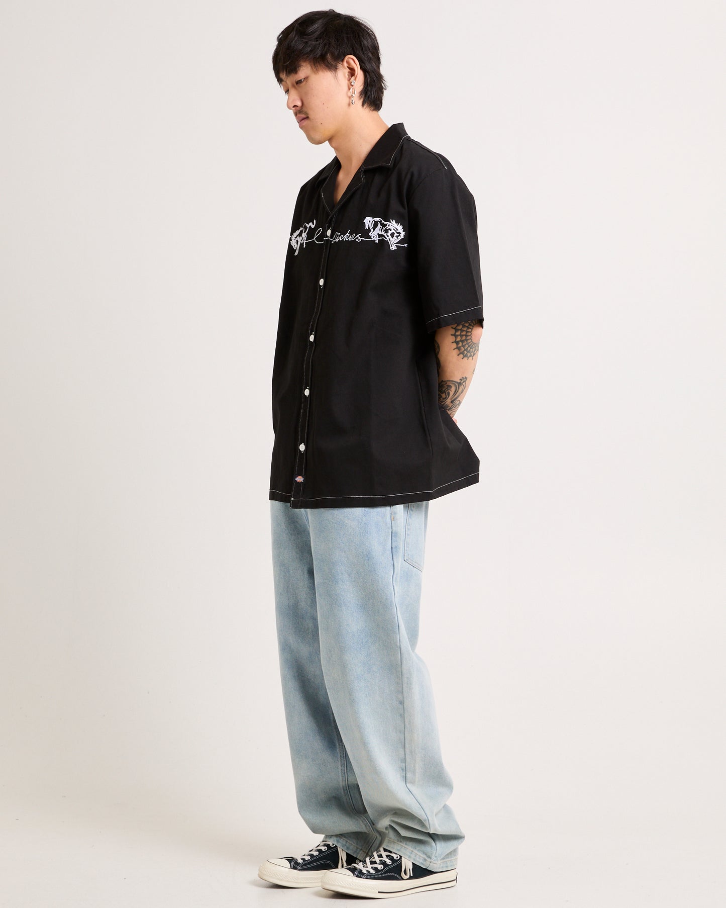 Mustang Contrast Short Sleeve Shirt