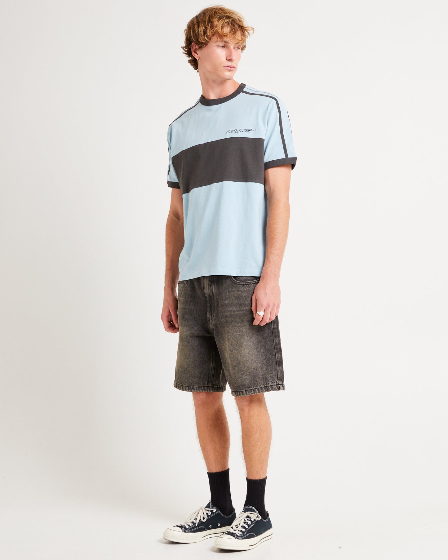 Nights Panelled Ringer T-Shirt