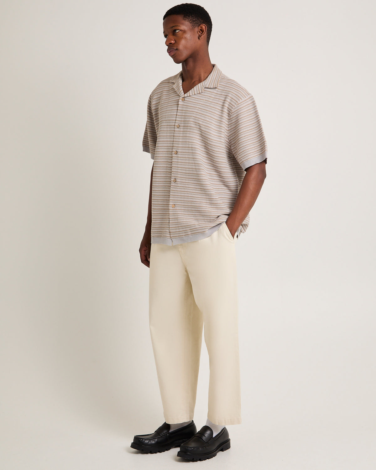 Keslo Striped Knitted Shirt MULTI