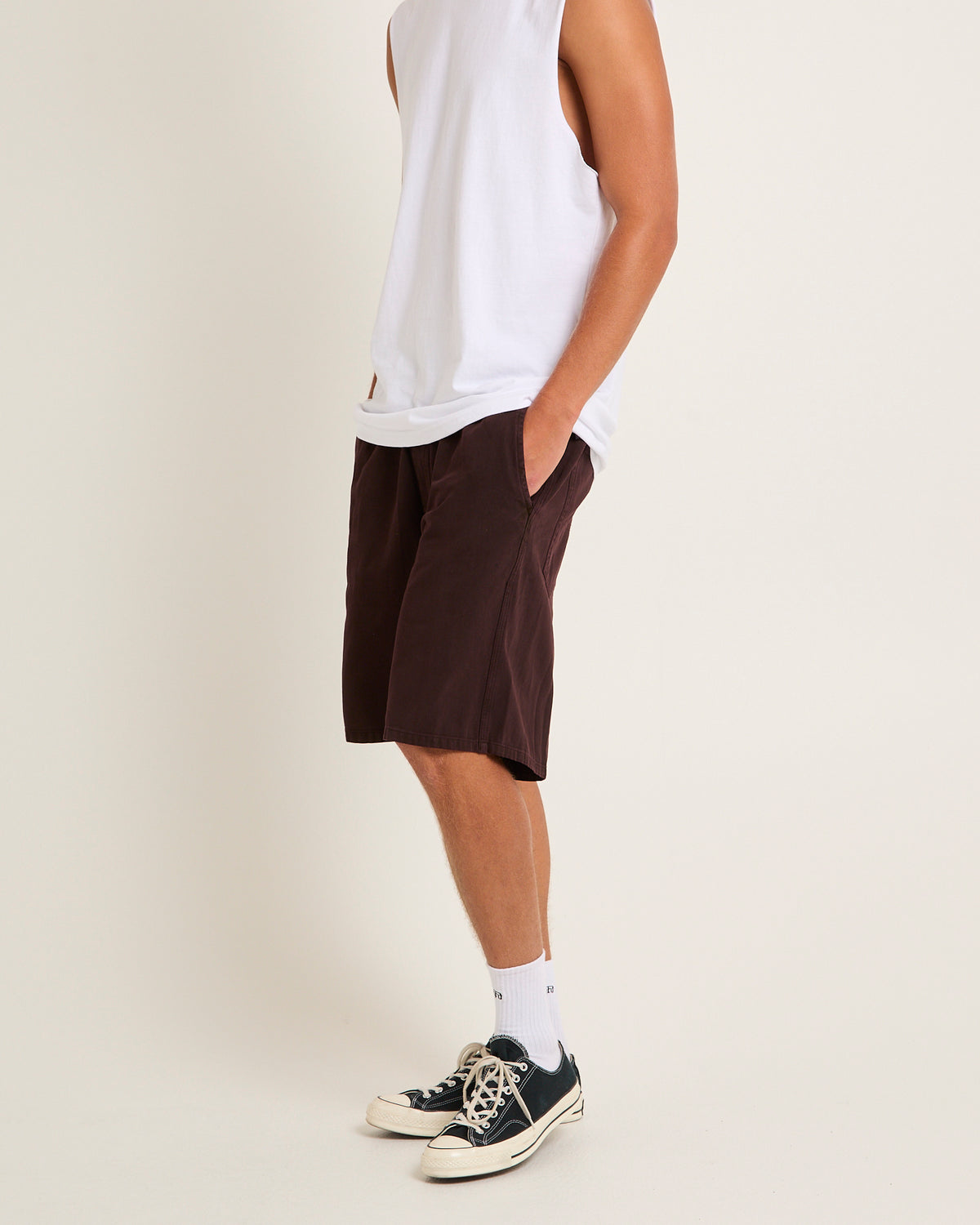 Tradie Carpenter Shorts BROWN
