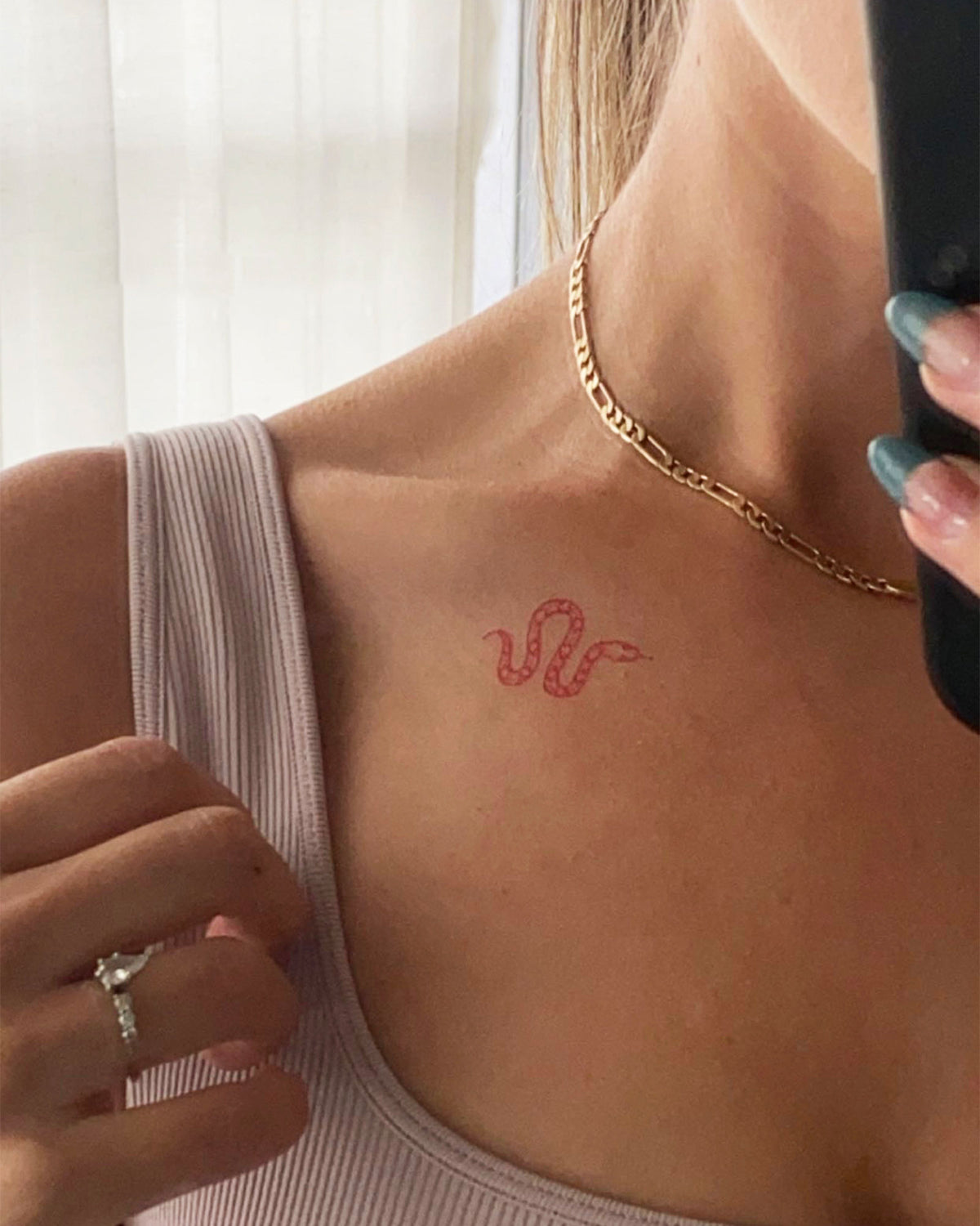 Red Ink Temporary Tattoo Pack RED