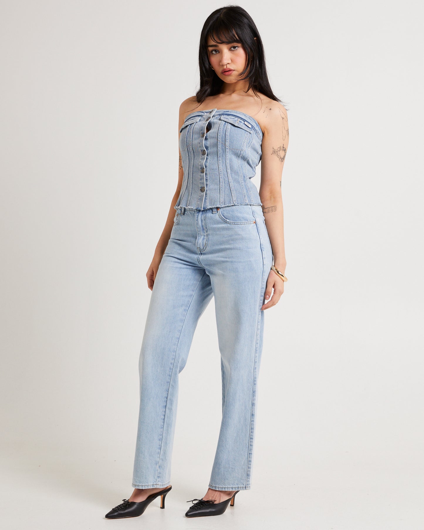 Desire Strapless Bustier Bae Fade