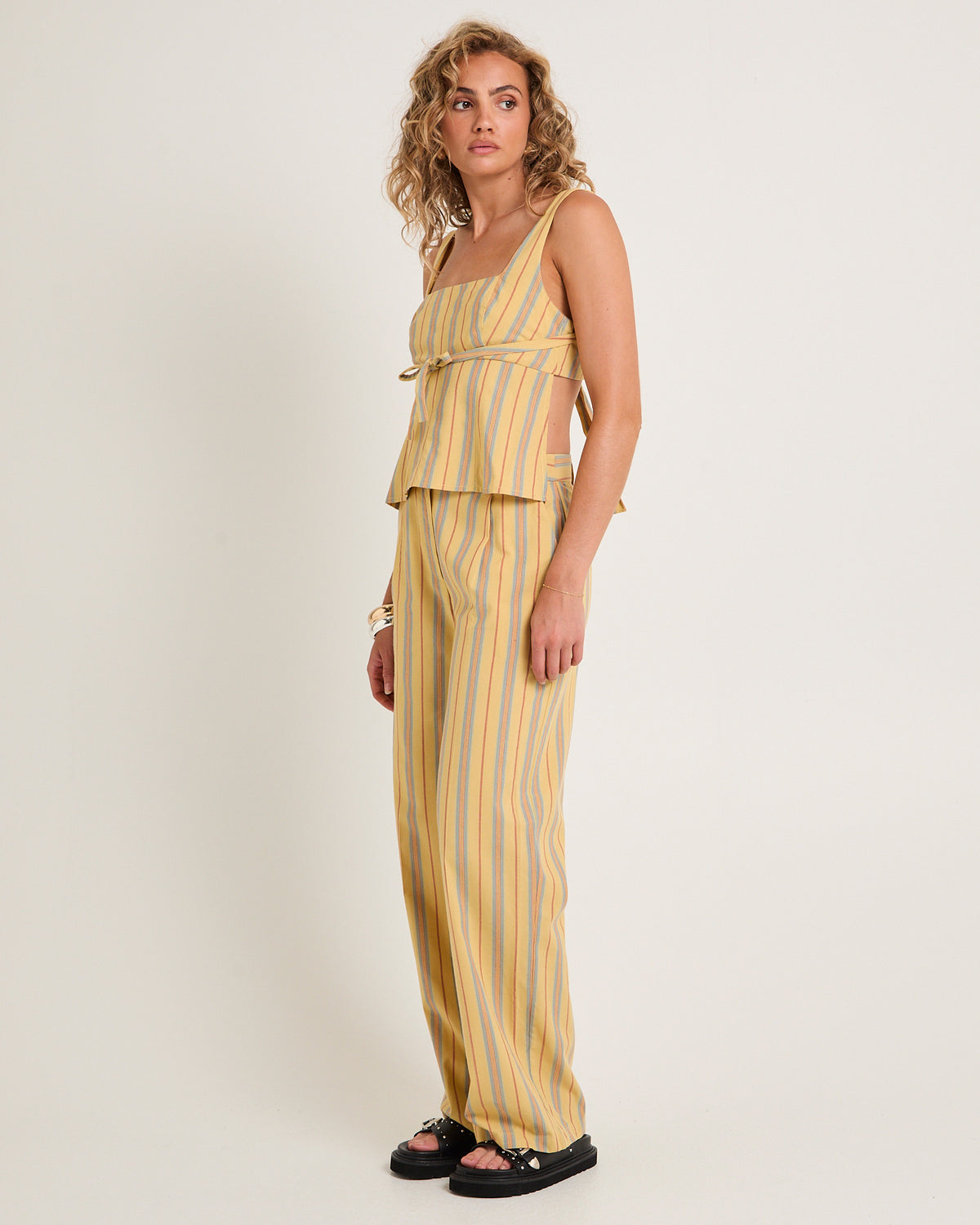 Vienna Tie Top STRIPE