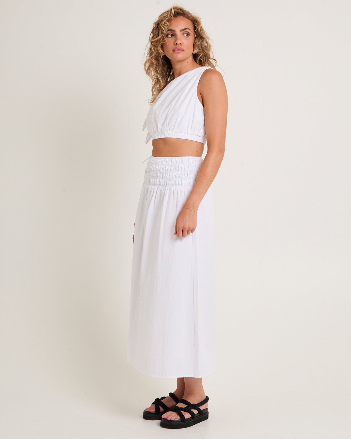 Raelyn Off Shoulder Top WHITE