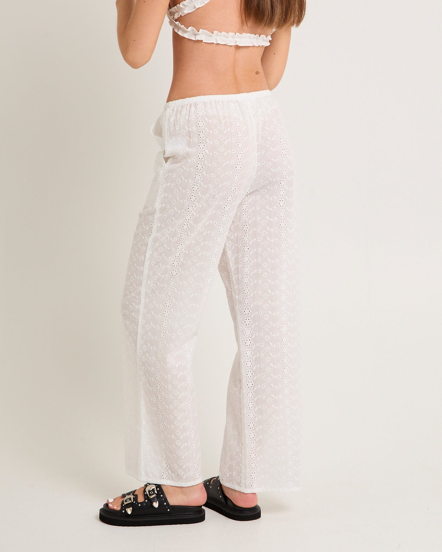 Elin Broderie Pants