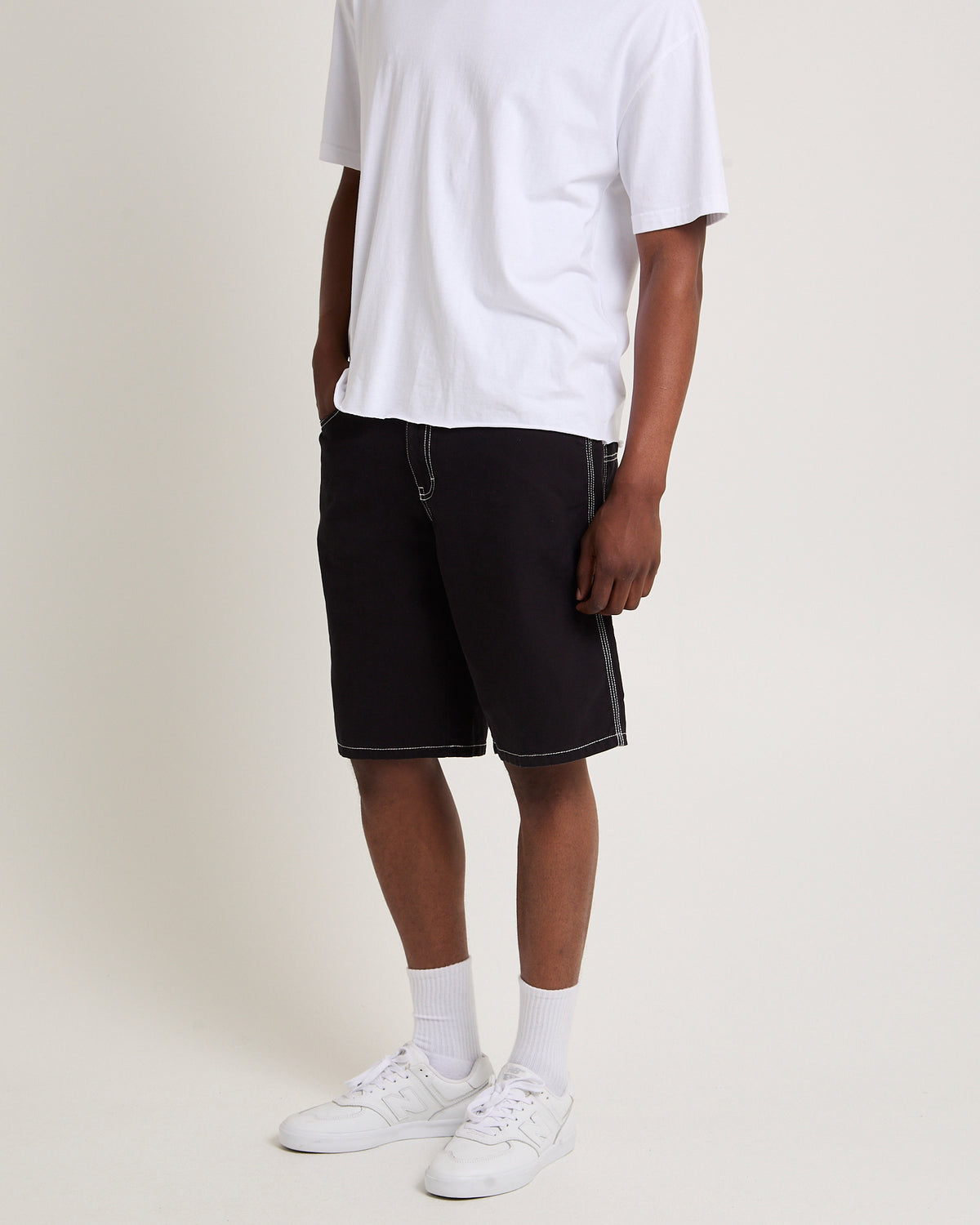 DX200 Canvas Shorts BLACK/WHITE