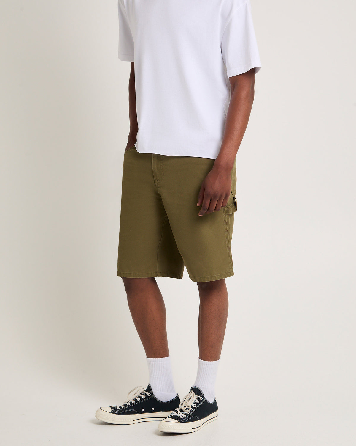 DX200 Canvas Shorts RINSED MOSS