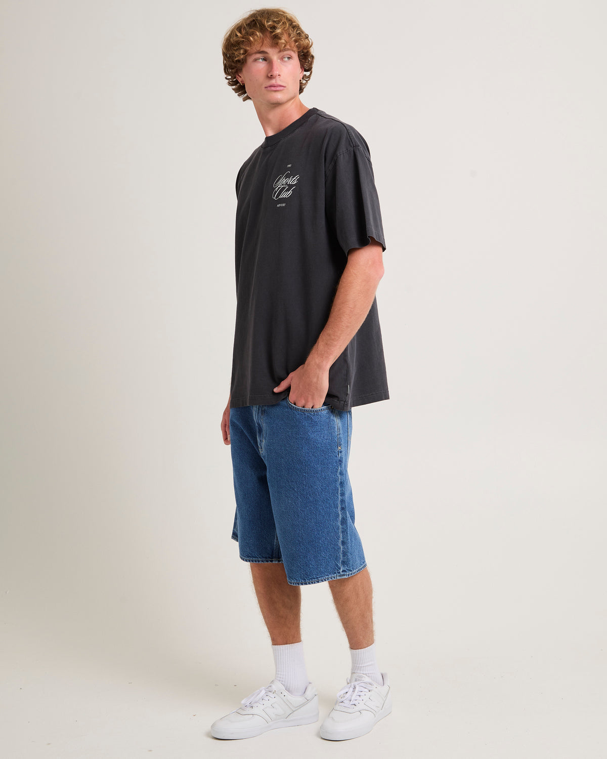 Club T-Shirt WASHED BLACK