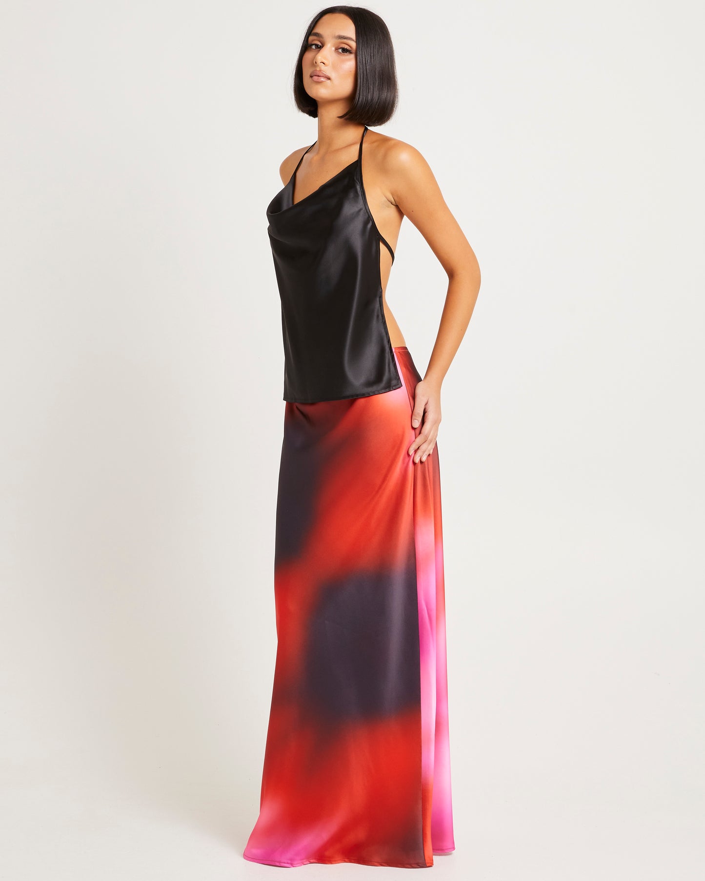 Nova Cowl Neck Halter Top