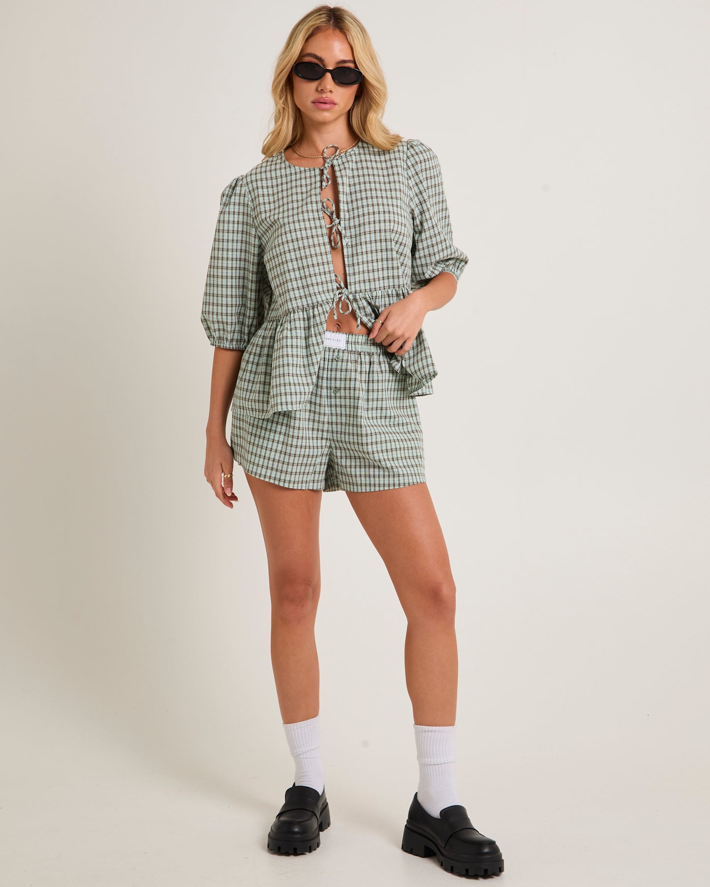 Delmar Check Frill Shirt