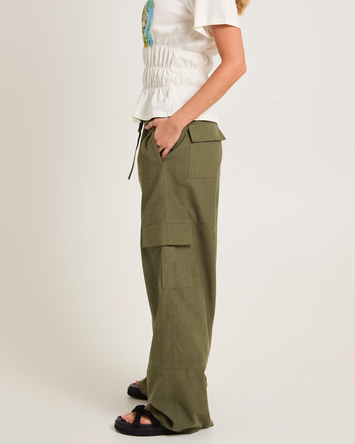 Mia Drap Cargo Pants