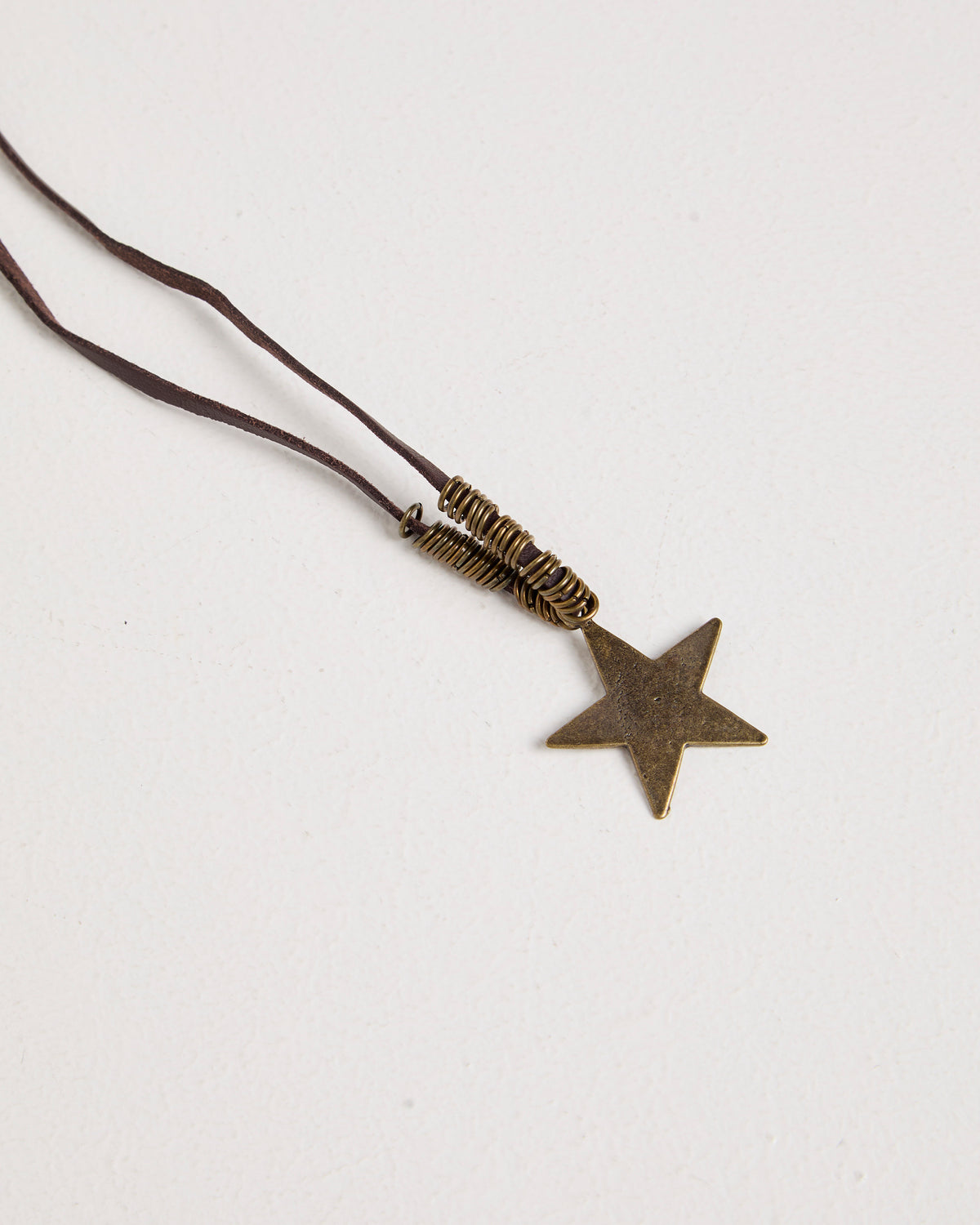 Texas Western Star Necklace BRUSHED GOLD