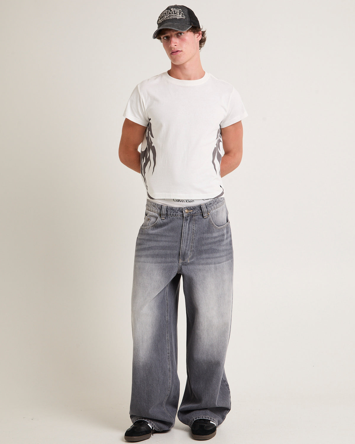Nu Shrunken T-Shirt WHITE