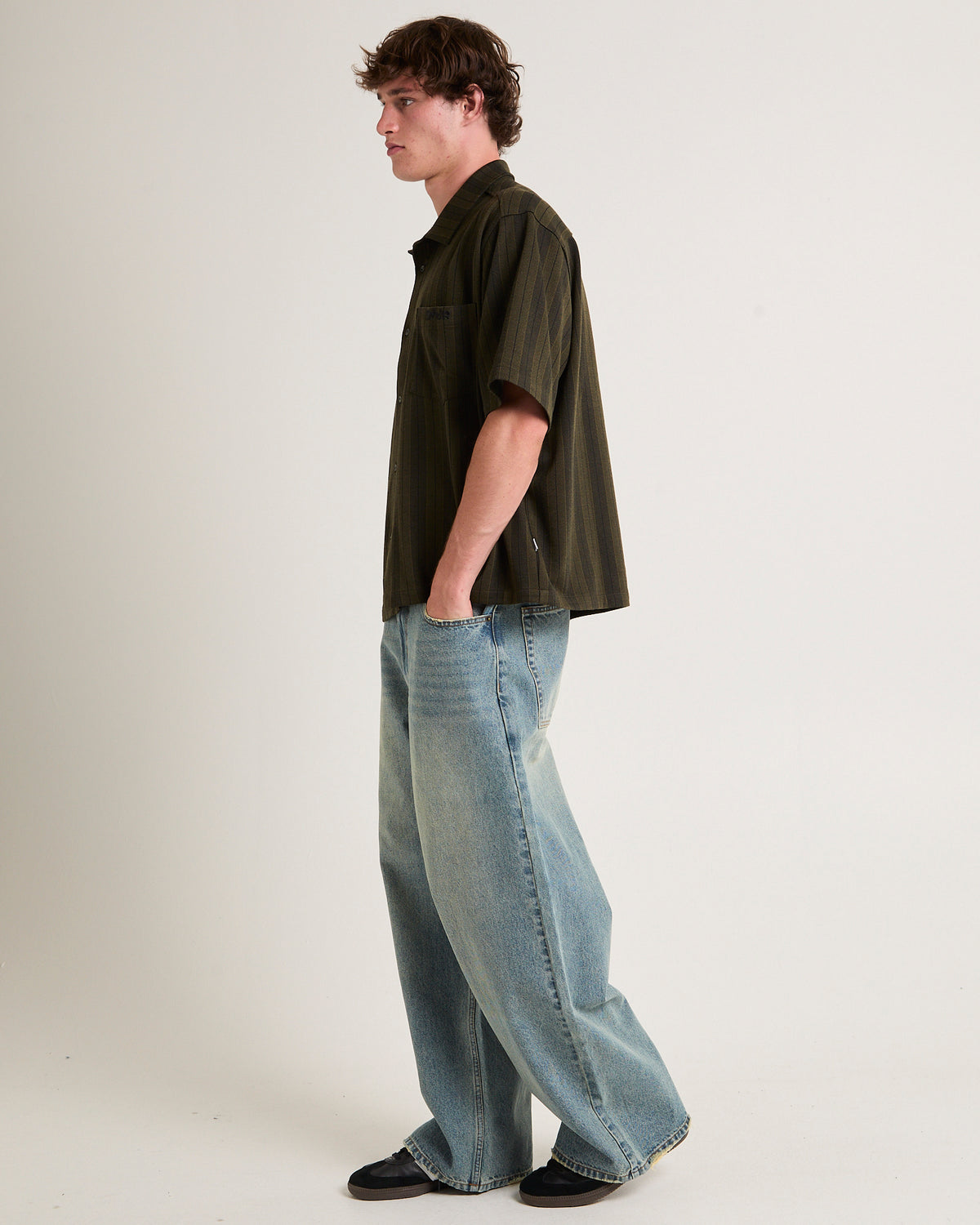 Knit Skate Shirt GREEN