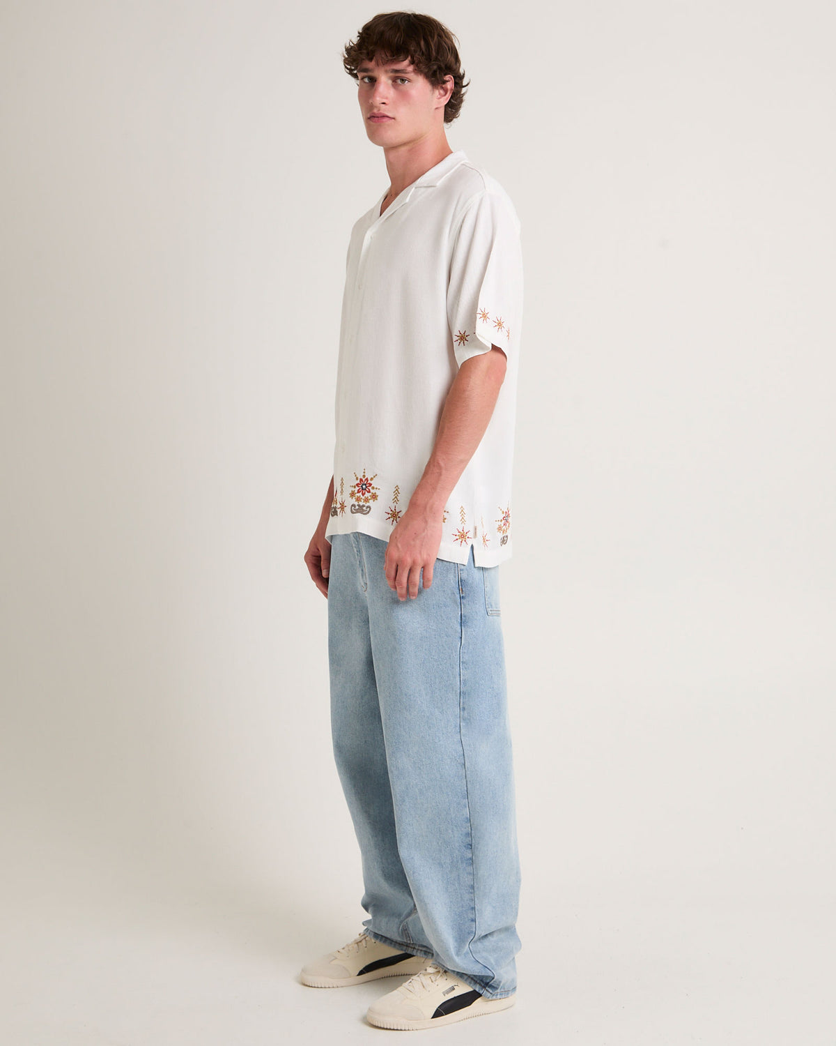 Argo Short Sleeves Resort Shirt OFF WHITE