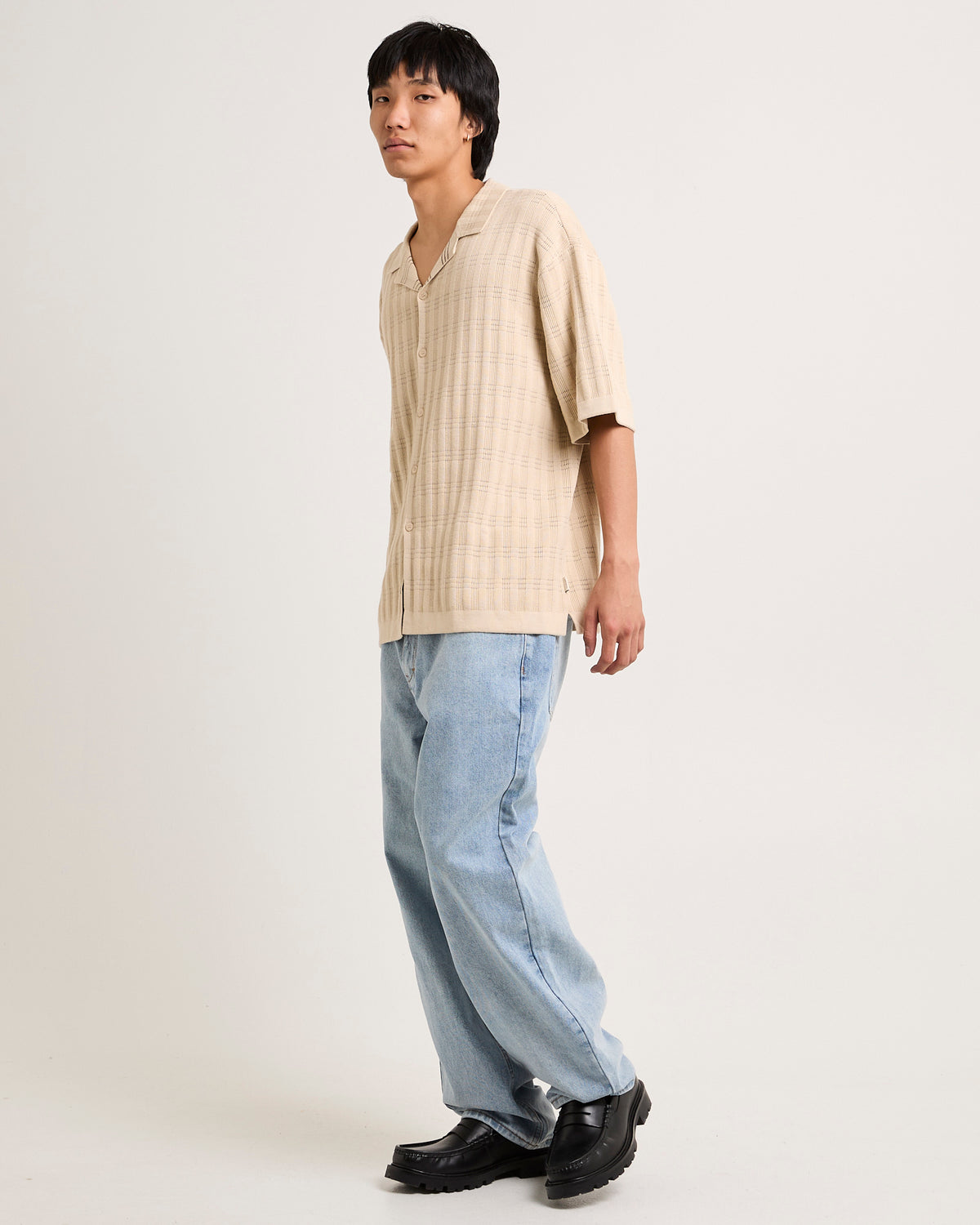 Hayes Knit Short Sleeve Resort Shirt OAT
