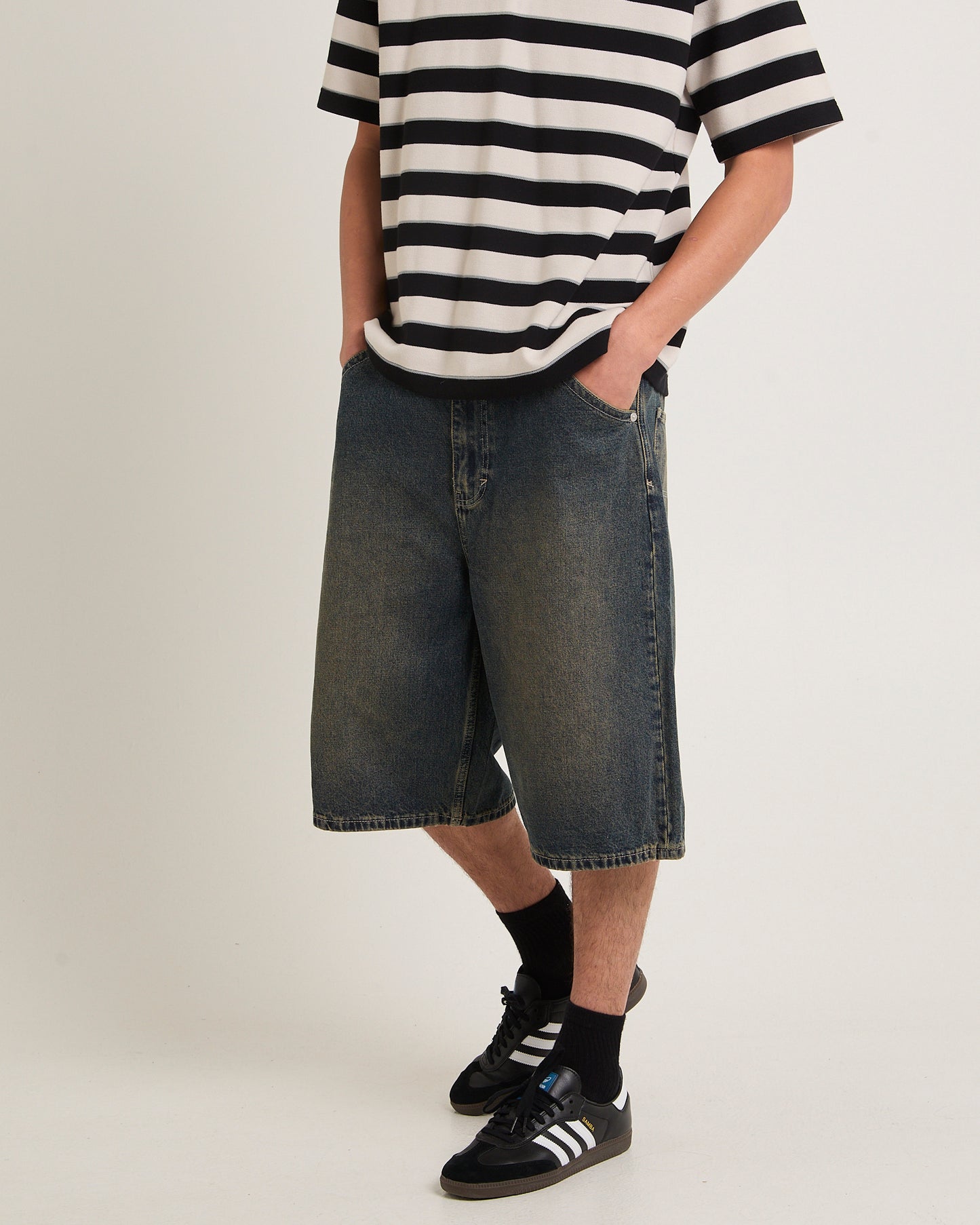 A6 Big Baggy Denim Shorts