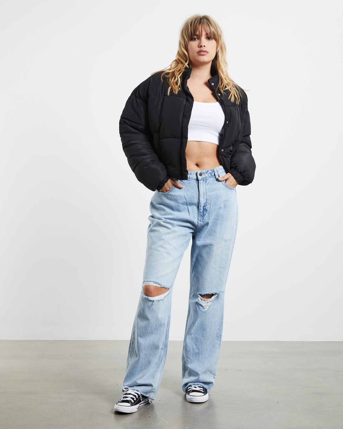 High Baggy Denim Jeans