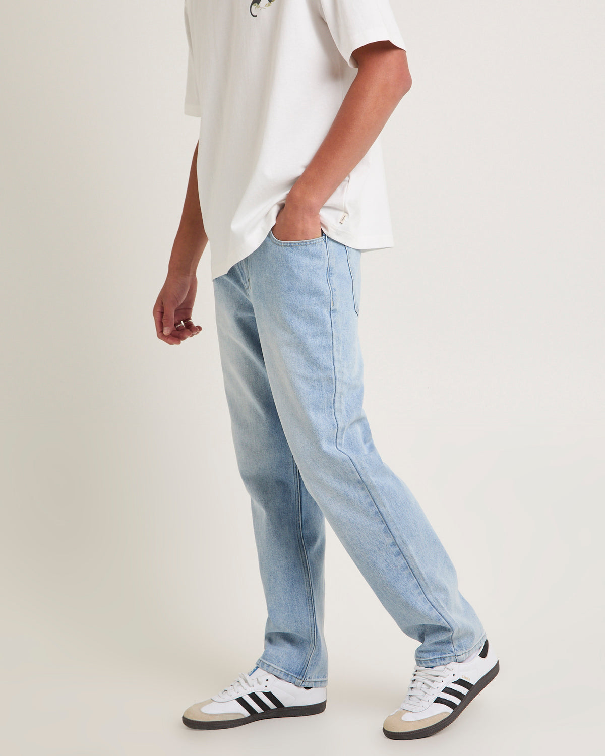 Reunion Straight Leg Denim Jeans PACIFIC BLUE