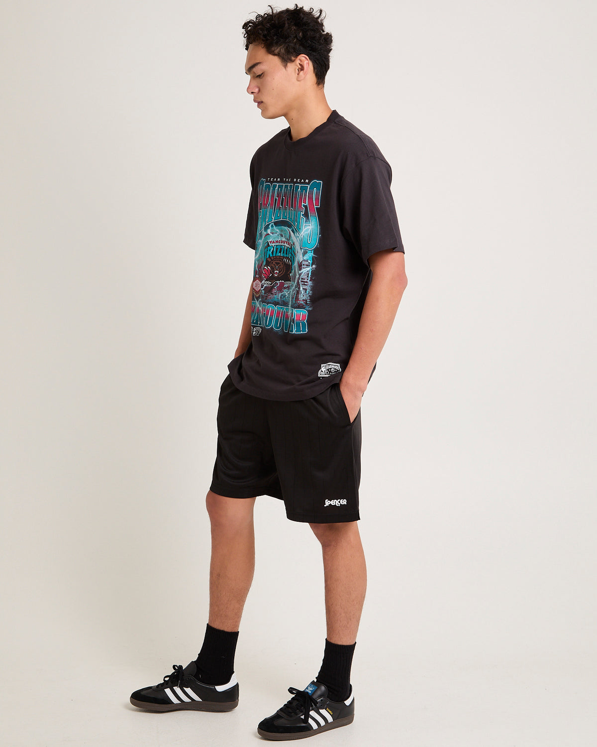 Vancouver Grizzlies City Strike T-Shirt FADED BLACK