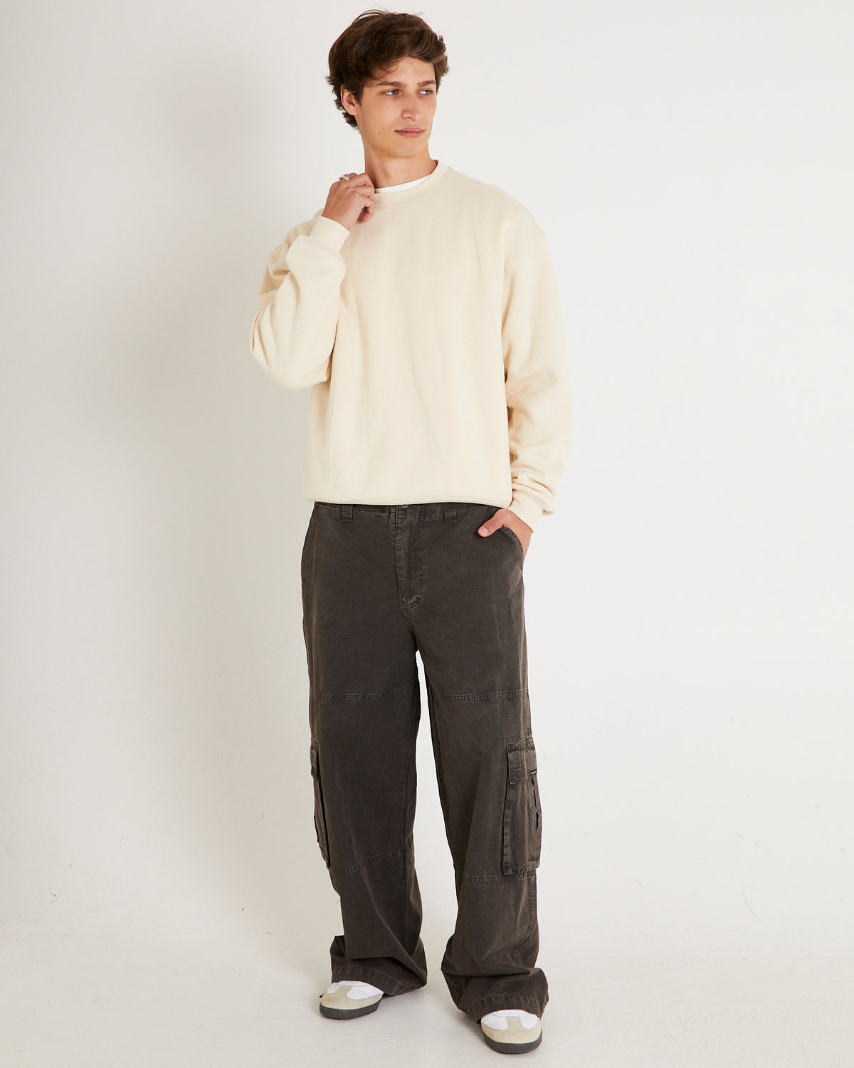 OG Oversized Crewneck Jumper CHALK