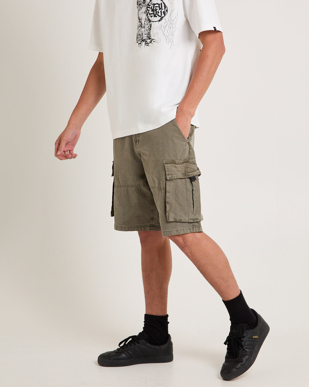 Deverell Vintage Cargo Shorts FATIGUE