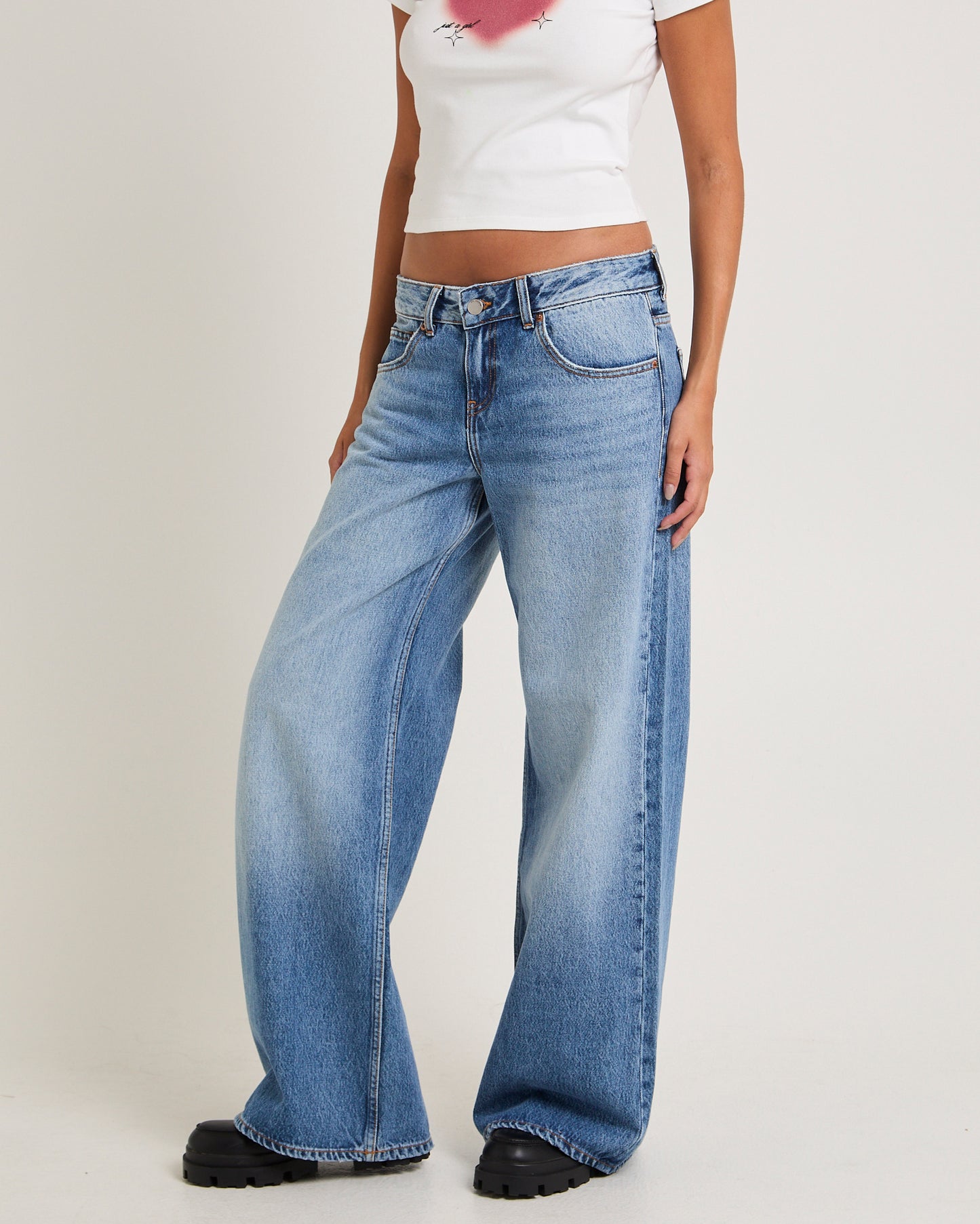 Rhue Wide Denim Jeans