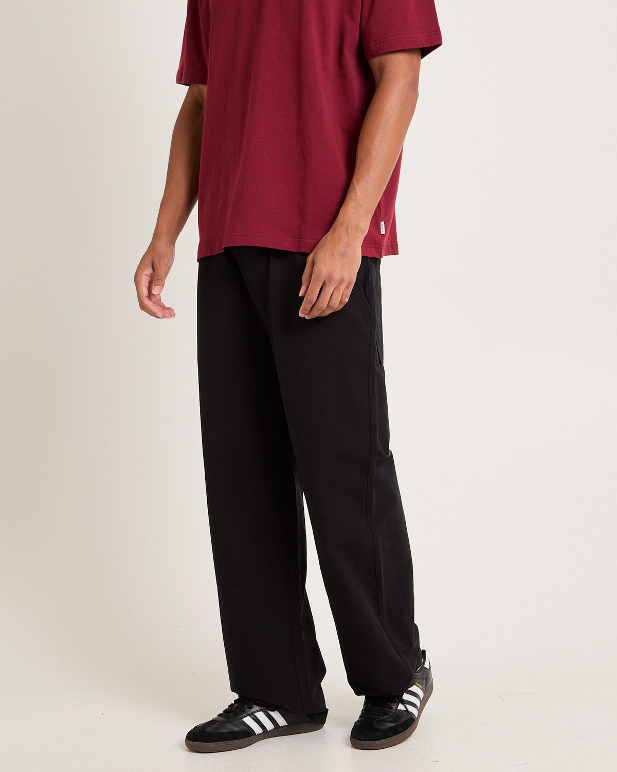 Alessio Relaxed Pants BLACK
