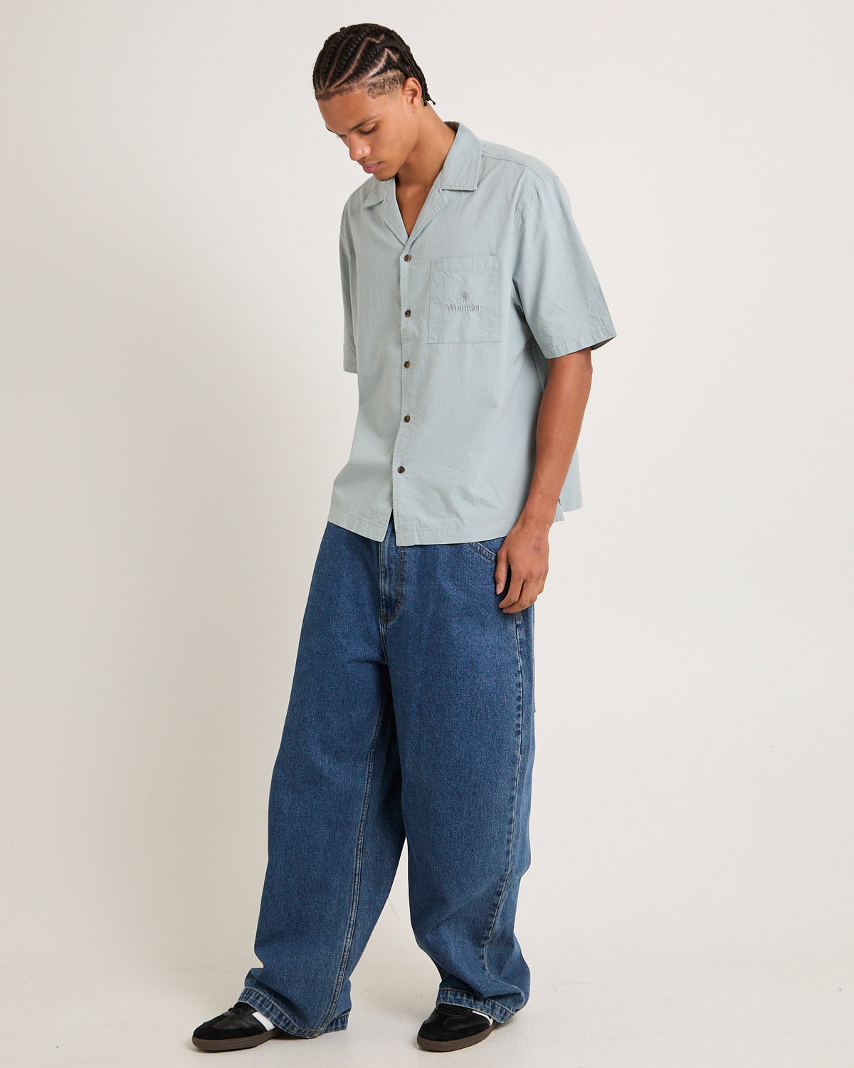Box Resort Shirt OVERCAST BLUE