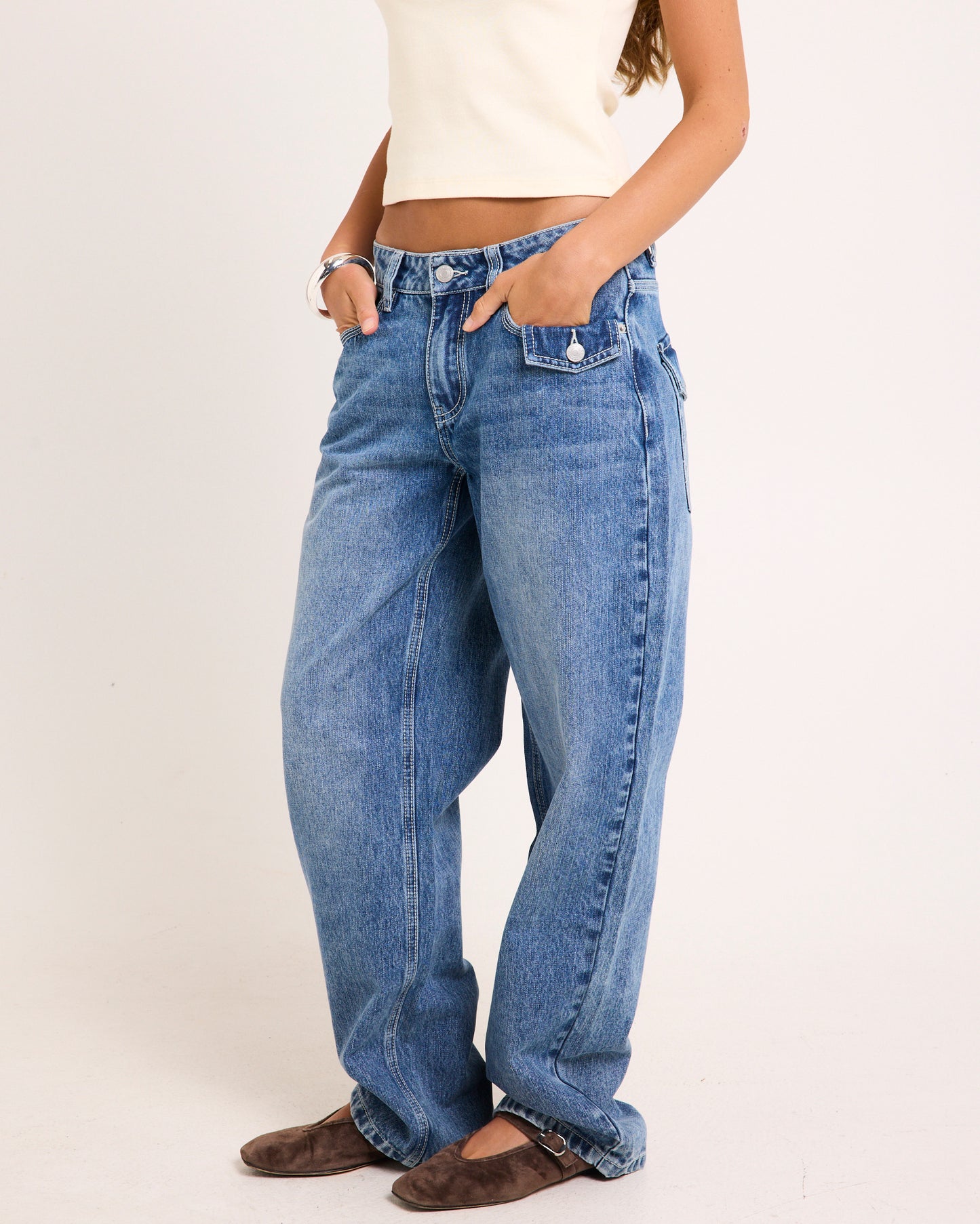 Low Rise Bobby Y2K Denim Jeans