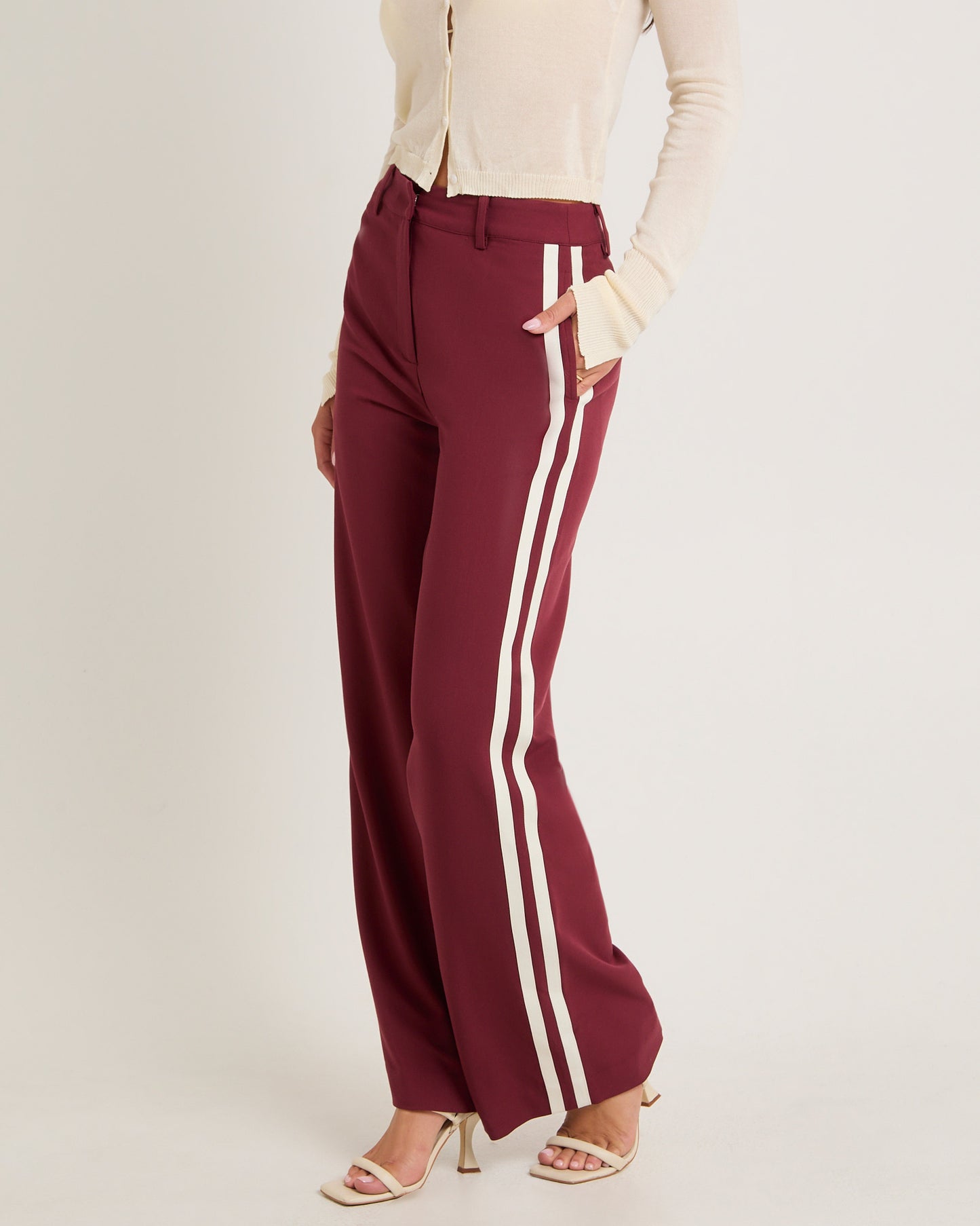Leon Stripe Detail Suit Pants