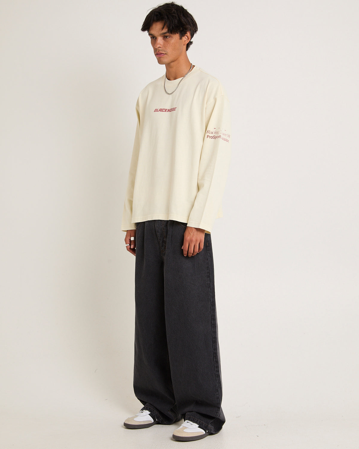 Civic Long Sleeve T-Shirt VINTAGE WHITE