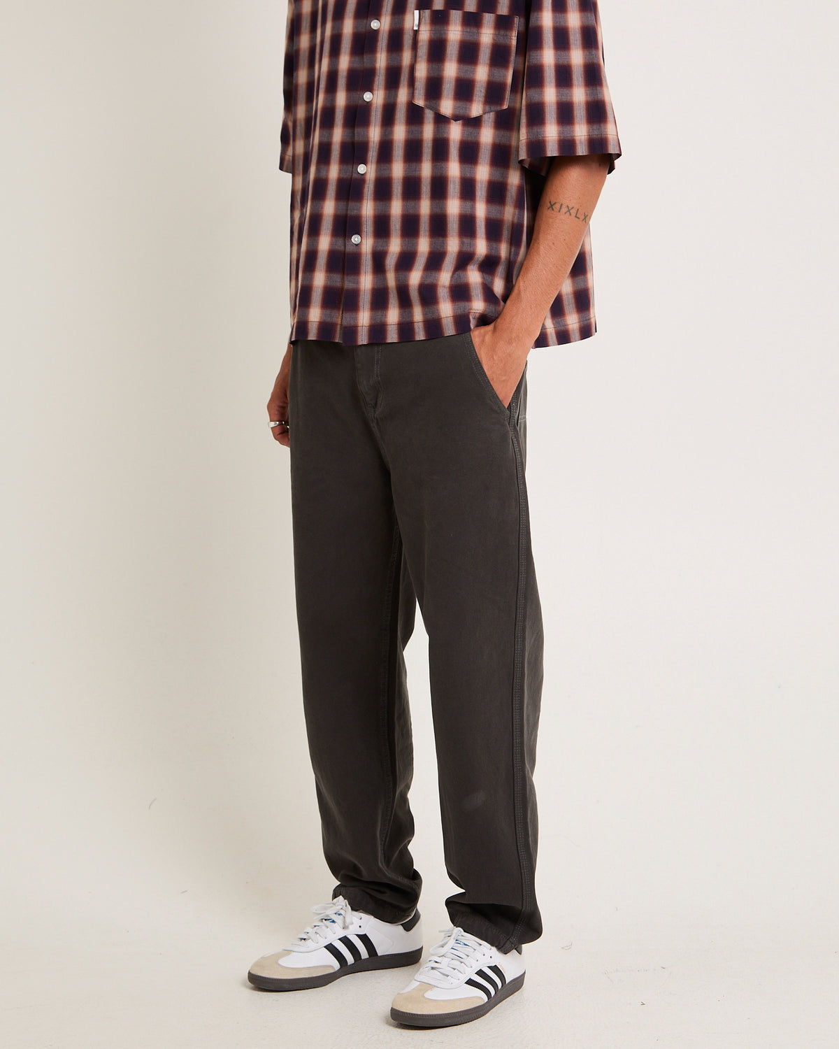 Canvas Carpenter Pants BLACK