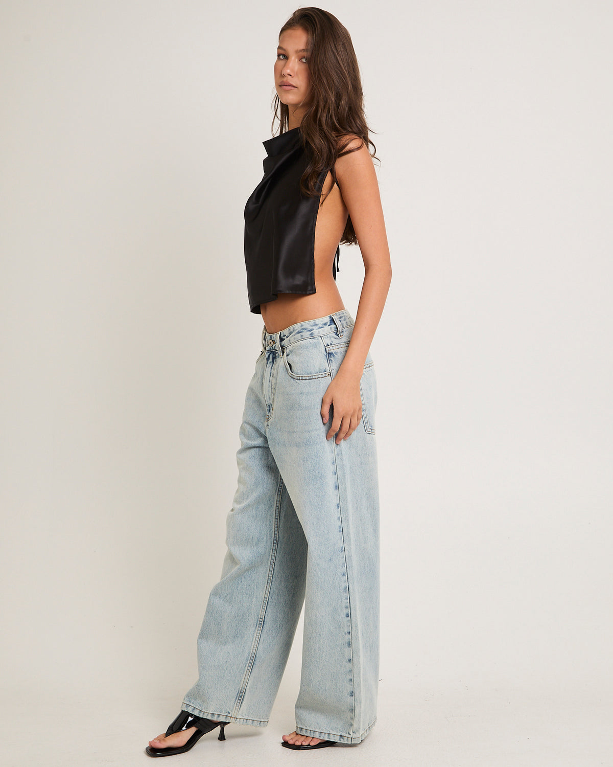Rez Maxi Baggy Denim Jeans Petite VINTAGE TINT