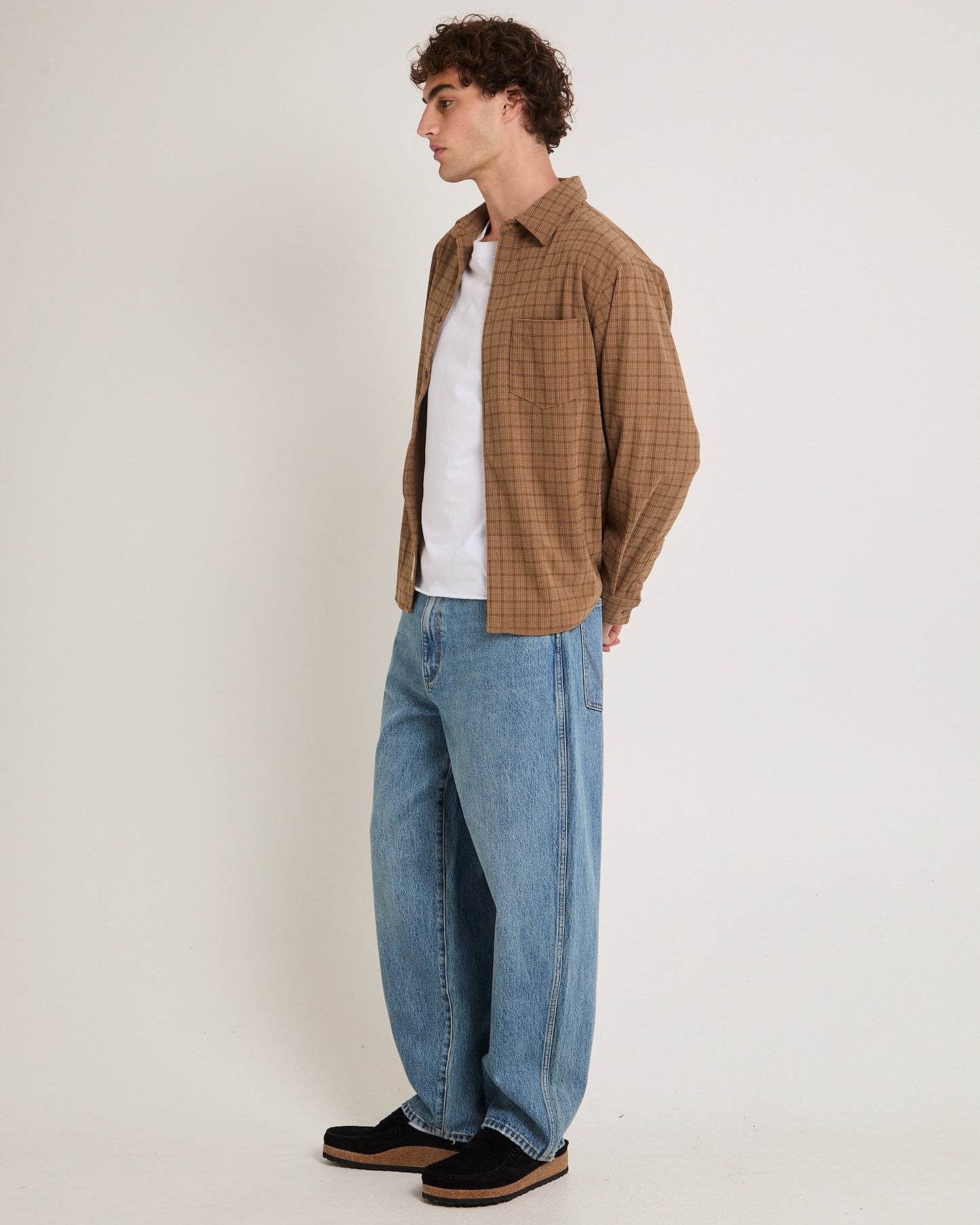 Steezy Relaxed Denim Jeans Used Indigo