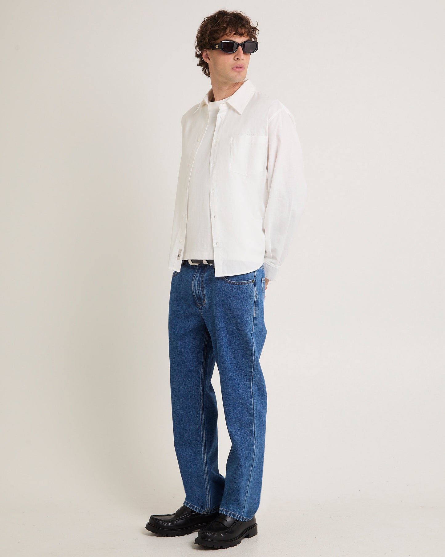 Script Oxford Long Sleeve Shirt
