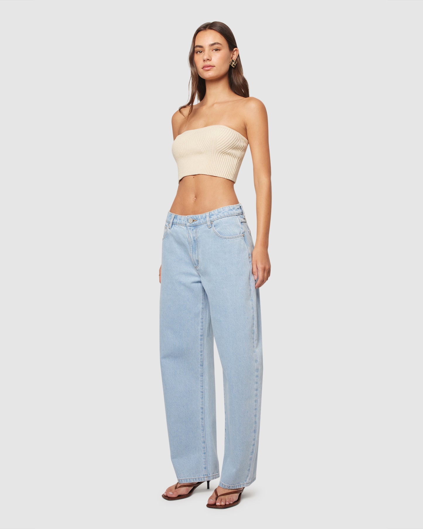 95 Mid Barrel Denim Jeans Kendall