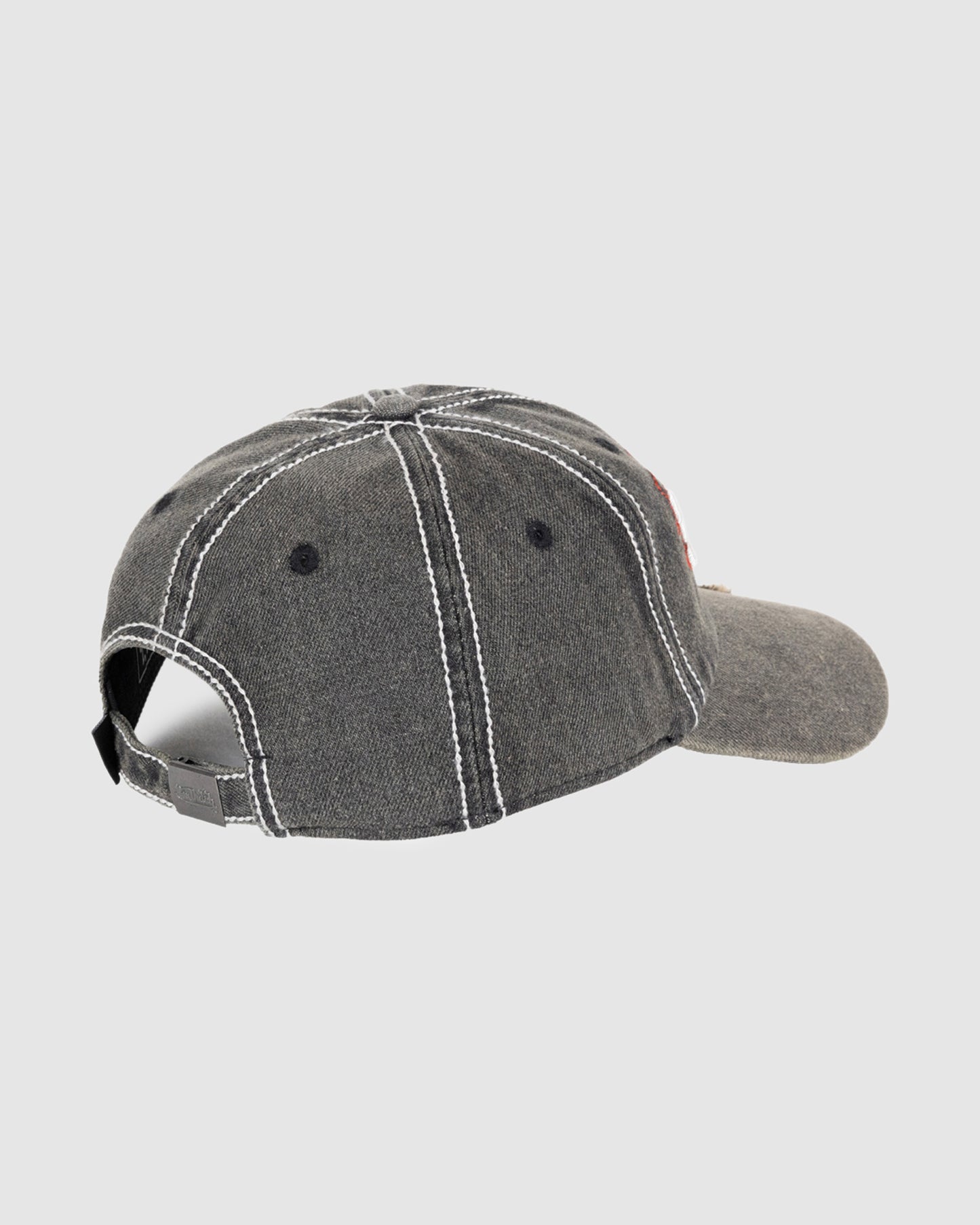 3D Embroidery Acid Denim Dad Cap