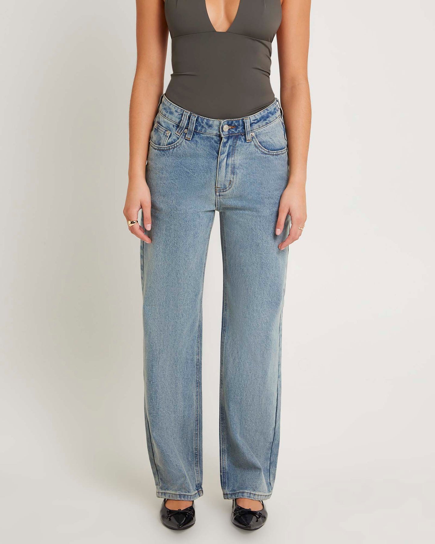 Low Bobby Baggy Dad Denim Jeans